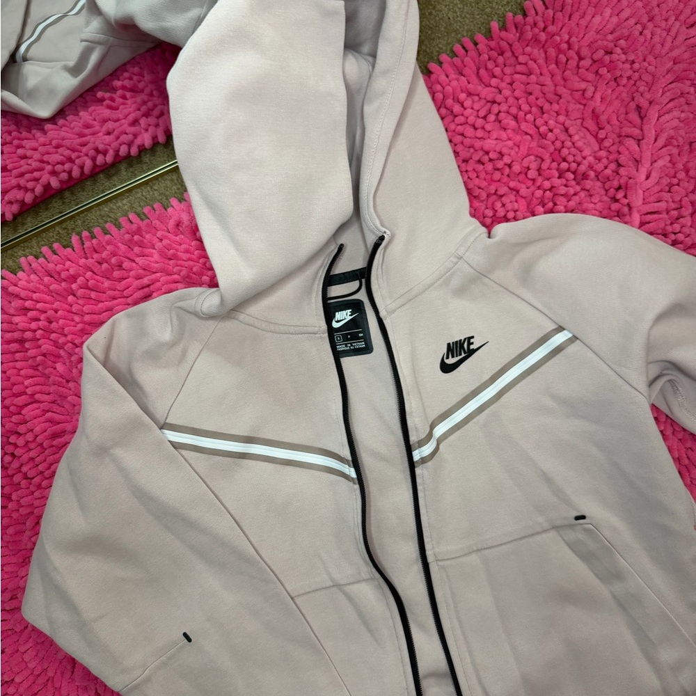 Nike Light Pink Full-Zip Hoodie